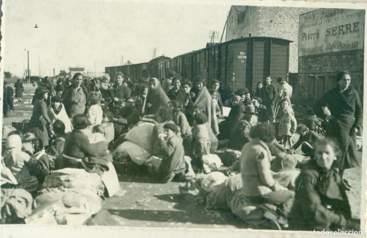 Fotograf&iacute;a antigua: GUERRA CIVIL. 1939. CAMPO REFUGIADOS PORT VENDRES. PERPIGNAN.