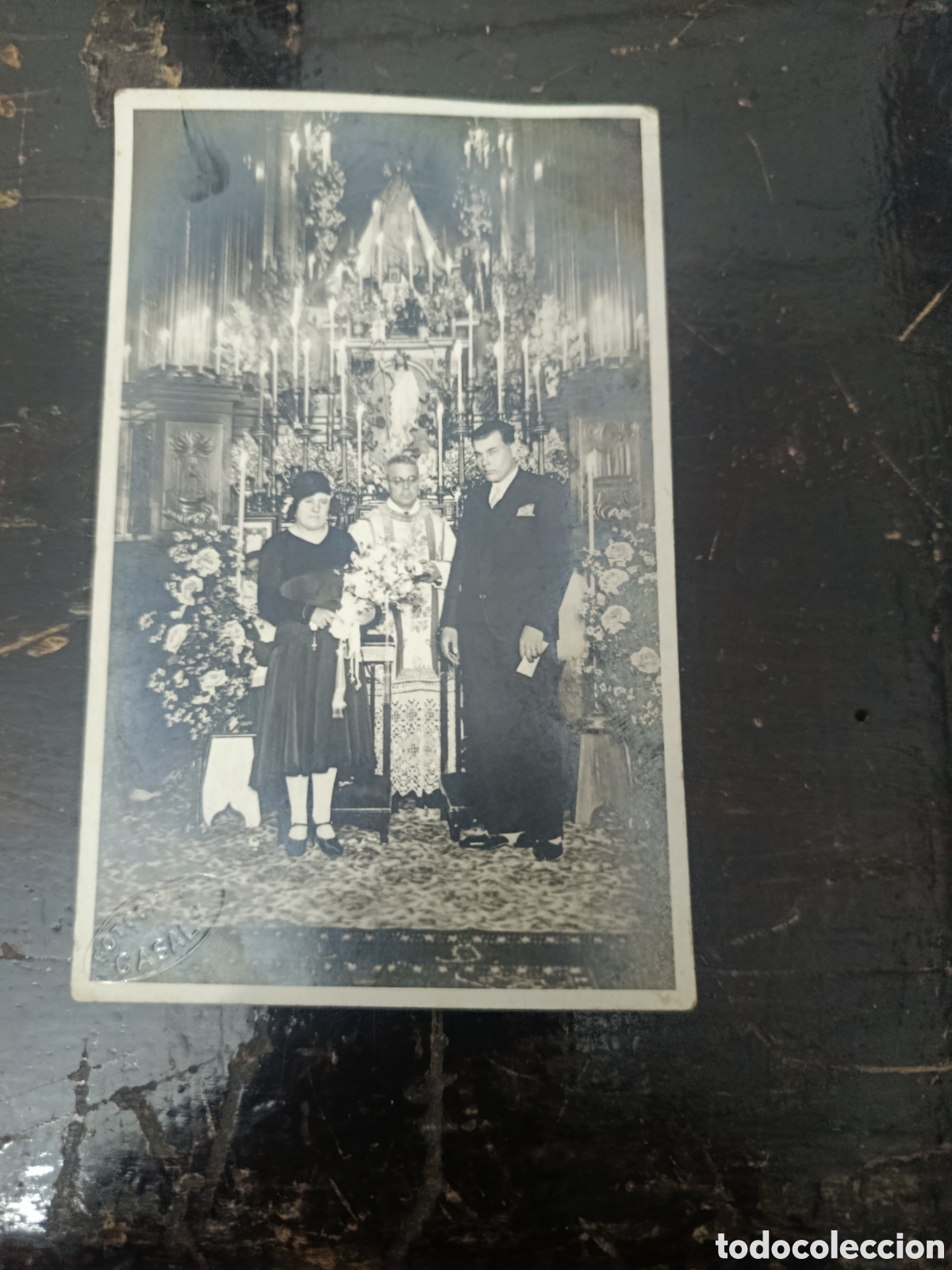 Fotograf&iacute;a antigua: Fotograf&iacute;a boda foto Casals noviosy cura