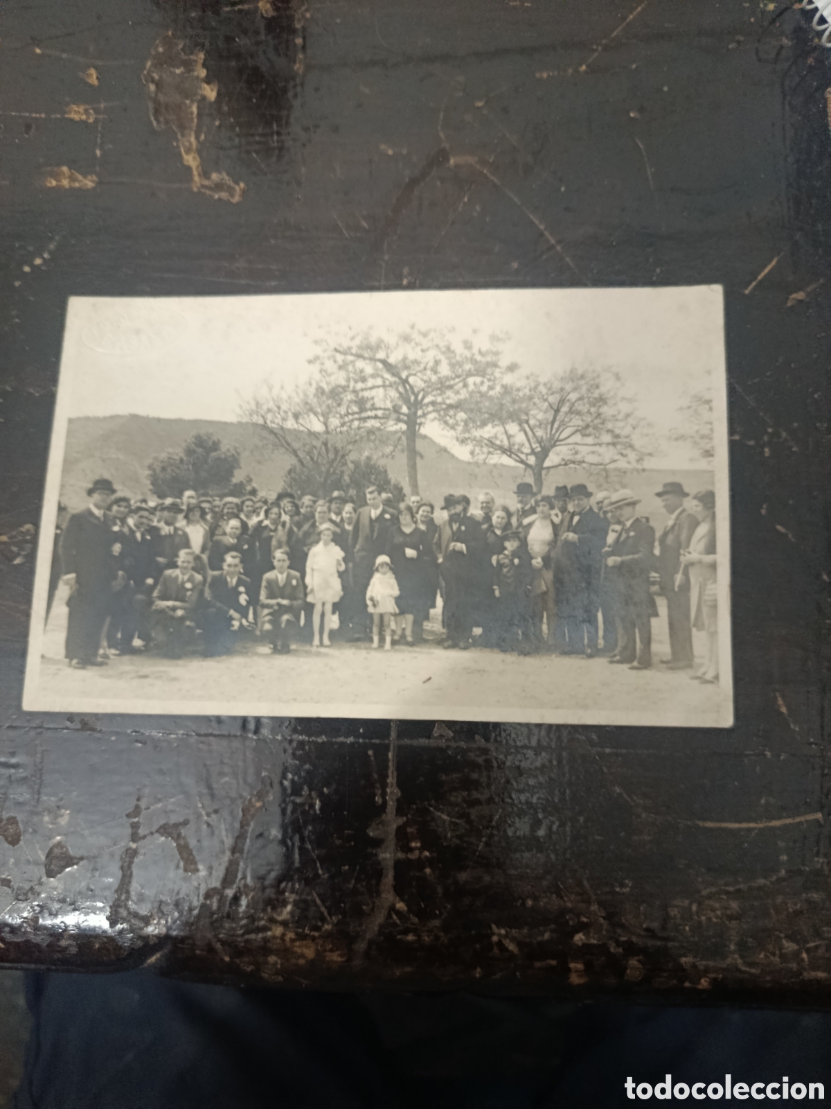 Fotograf&iacute;a antigua: Foto familiar de una boda