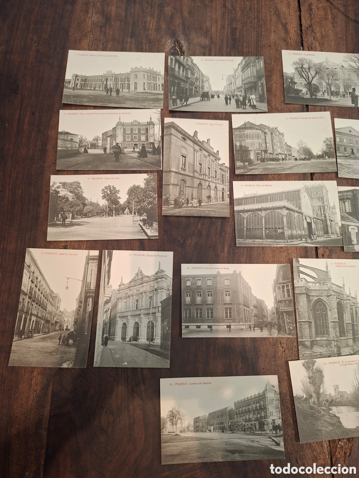Fotograf&iacute;a antigua: 20 postales Palencia sin circular
