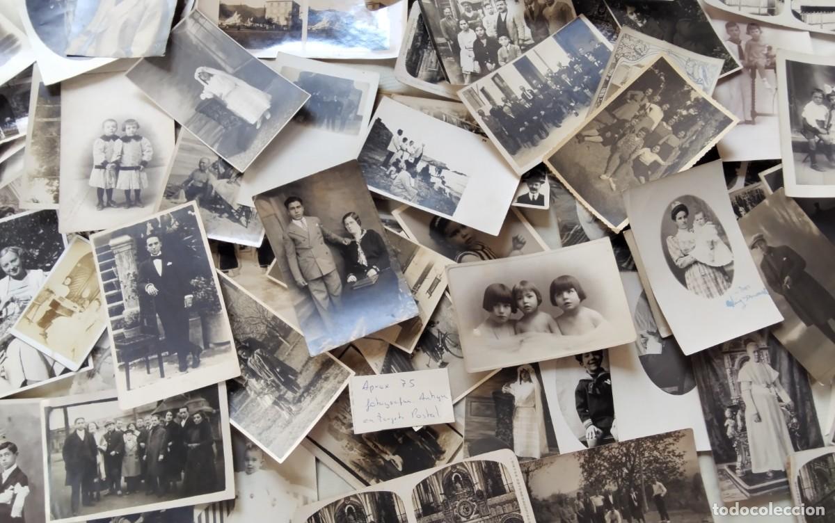 Fotograf&iacute;a antigua: LOTE DE APROX 75 FOTOGRAFIAS ANTIGUAS EN TARJETA POSTAL LA MAYORIA , VER COMPOSICION