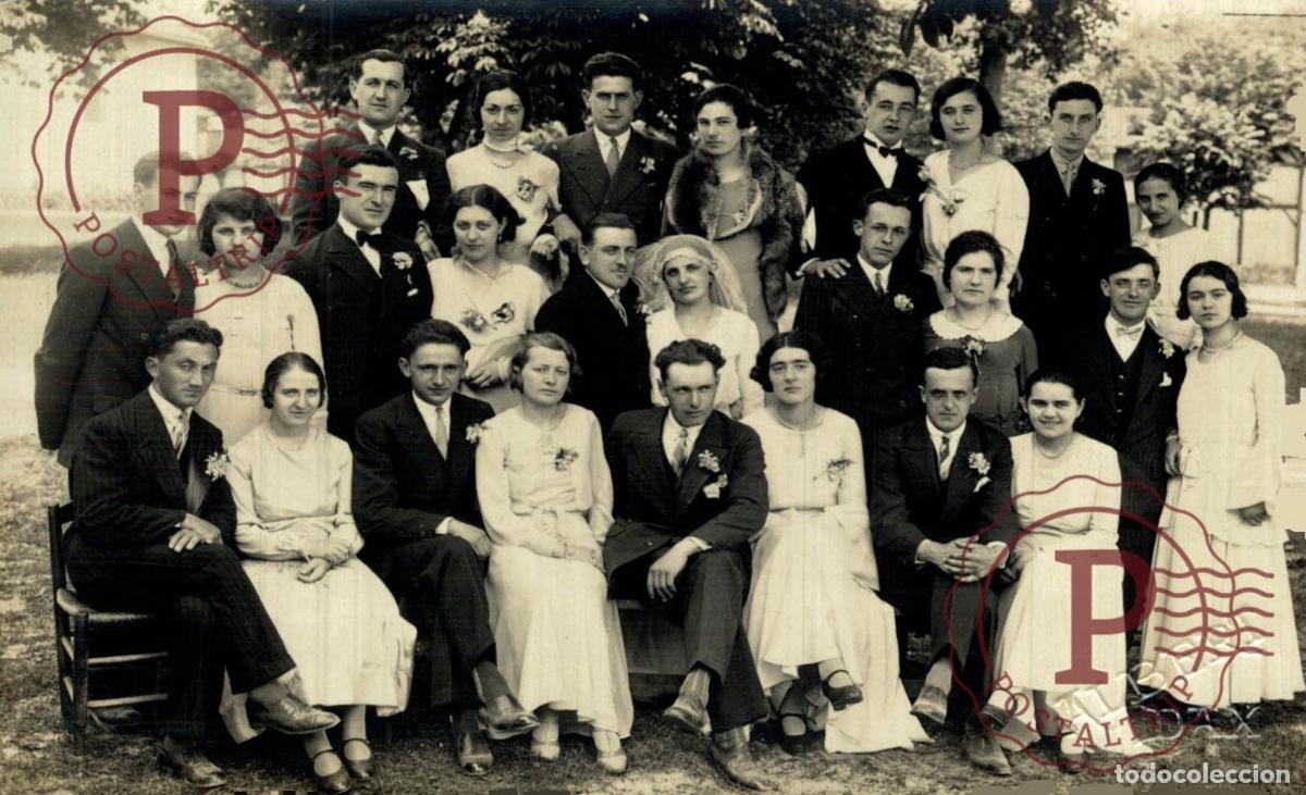 Fotograf&iacute;a antigua: FRANCIA. FRANCE. RPPC. ALBERT DAX. MARIAGE. BODA