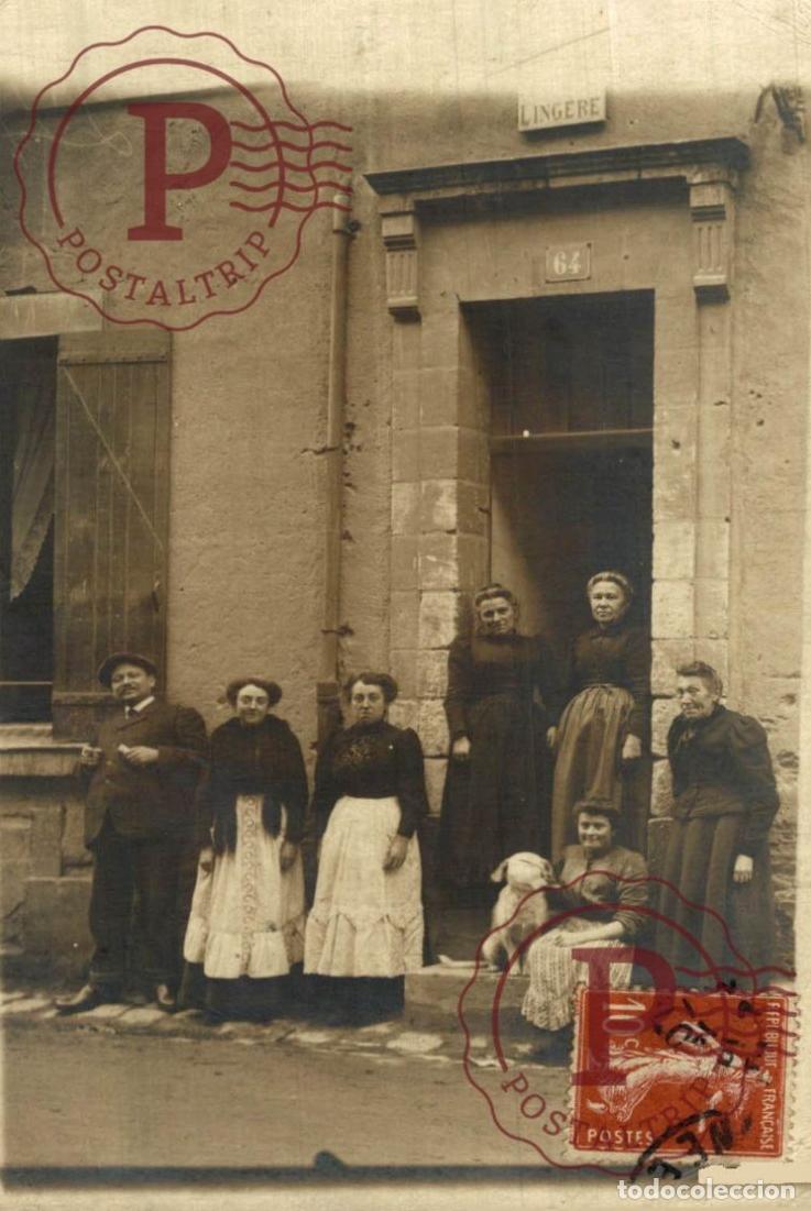 Photographie ancienne: RPPC. FRANCIA. FRANCE. 40? LINGERE