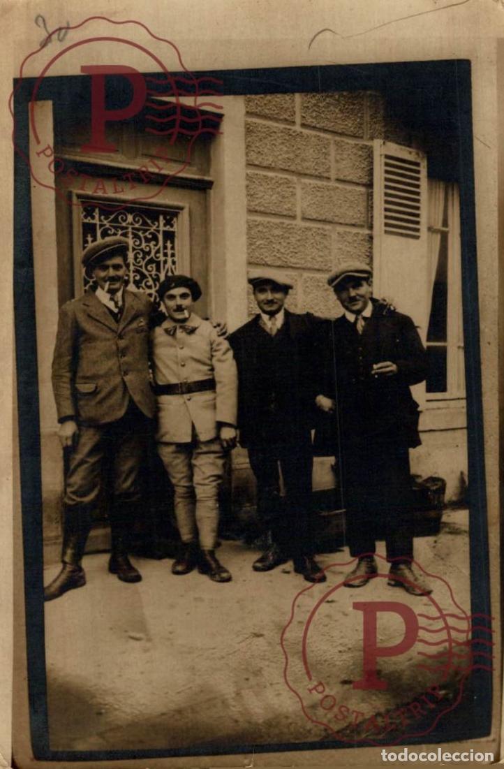Photographie ancienne: RPPC. FOTOPOSTAL. FRANCIA. FRANCE 30. MILITAR. MILITAIRE.