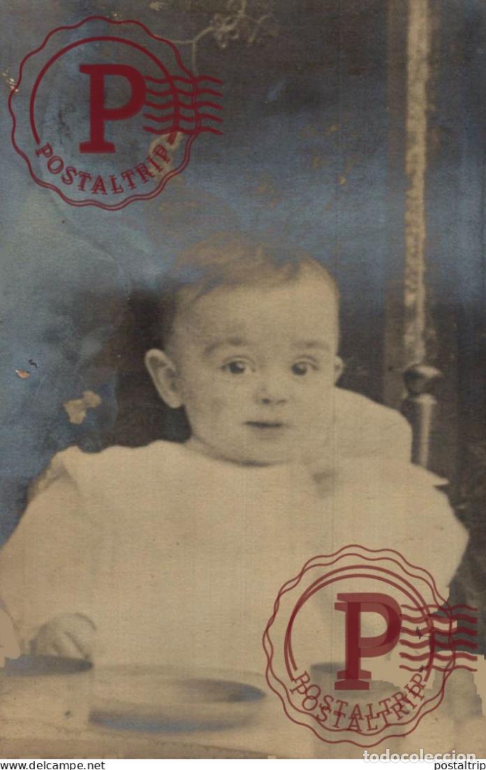 Photographie ancienne: FOTOPOSTAL. ESPA&Ntilde;A. RPPC. SPAIN. BEB&Eacute;. BABY