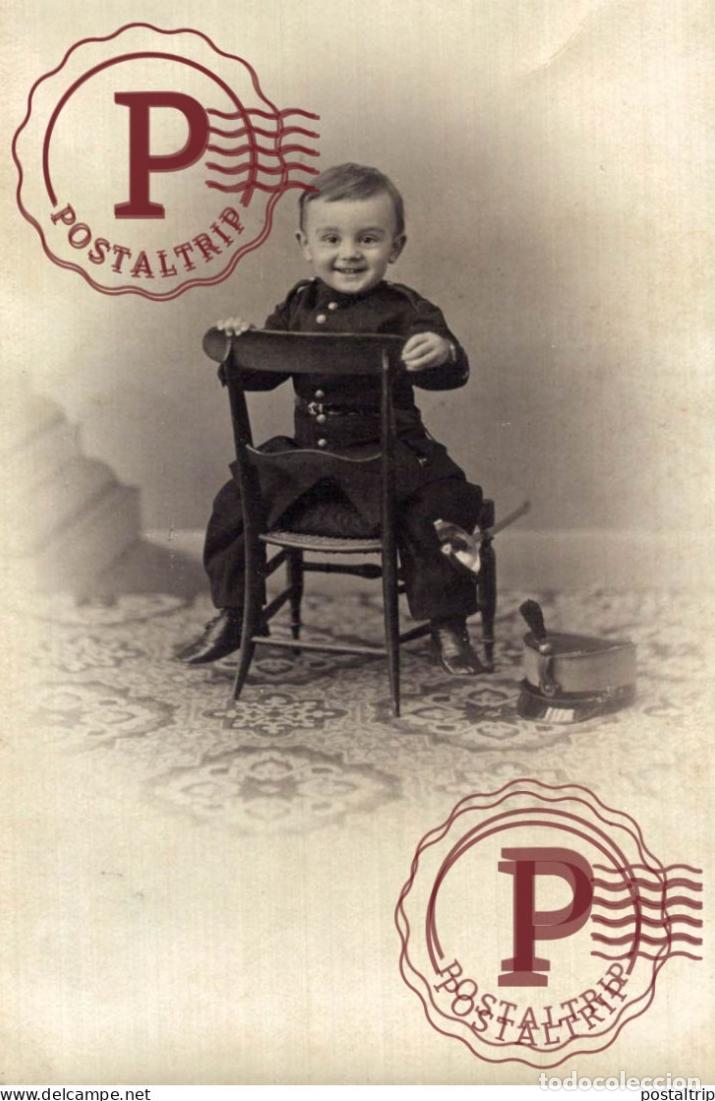 Alte Fotografie: FOTOPOSTAL. RPPC. ESPA&Ntilde;A. SPAIN. NI&Ntilde;O. CHILD. ENFANT.