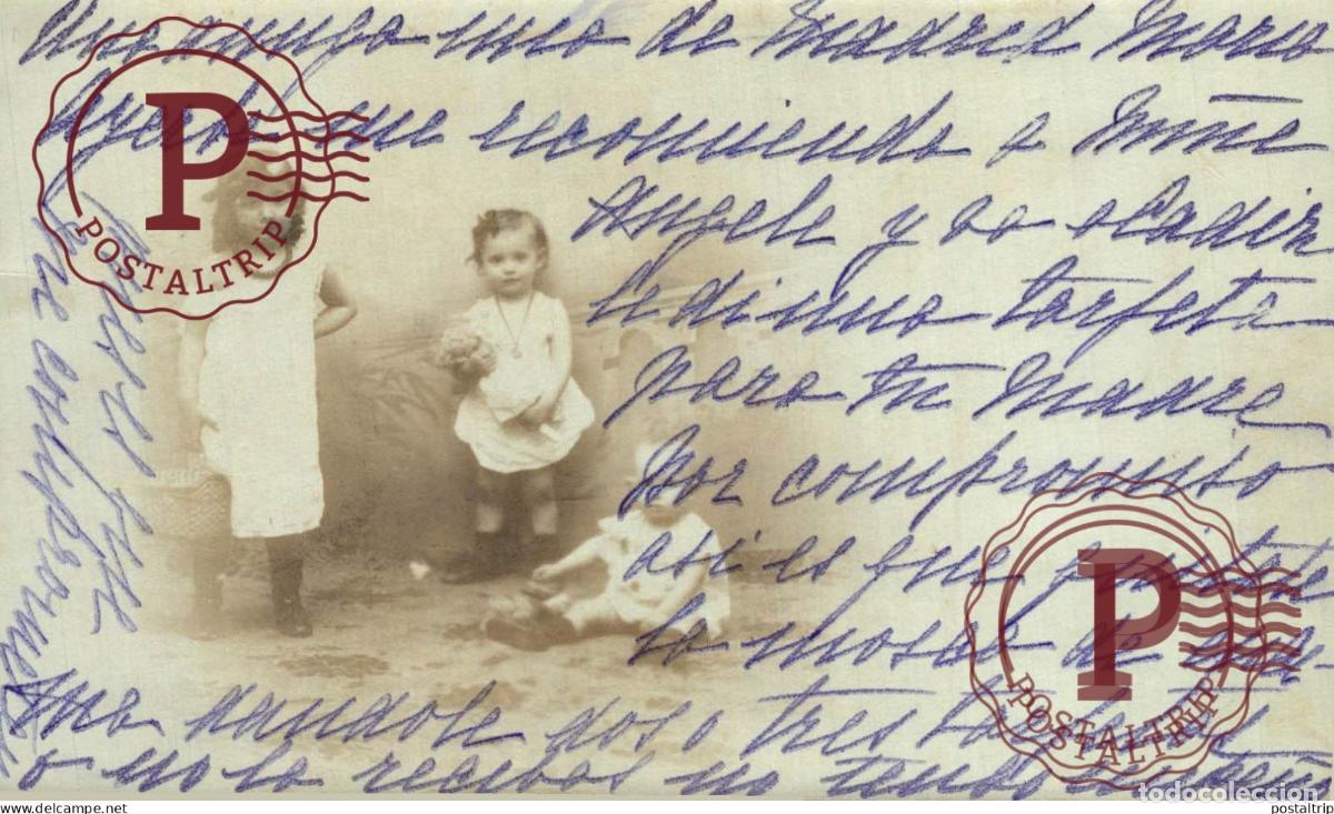 Alte Fotografie: FOTOPOSTAL. RPPC. ESPA&Ntilde;A. SPAIN. NI&Ntilde;O. CHILD. ENFANT.