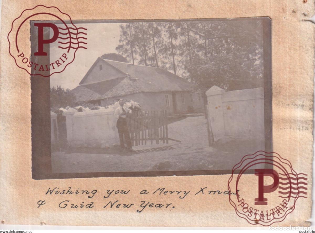 Fotograf&iacute;a antigua: FOTOGRAFIA ANTIGUA. 12.5X9CM. GUID NEW YEAR