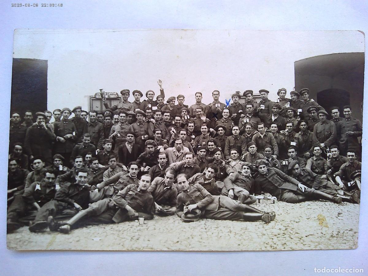 Fotograf&iacute;a antigua: REPUBLICA : FOTO DE MILITARES COMANDANCIA DE CEUTA , ARTILLERIA