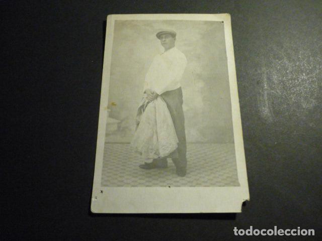 Fotografia antica: MULETILLA CORRIDA DE TOROS POSTAL FOTOGRAFICA
