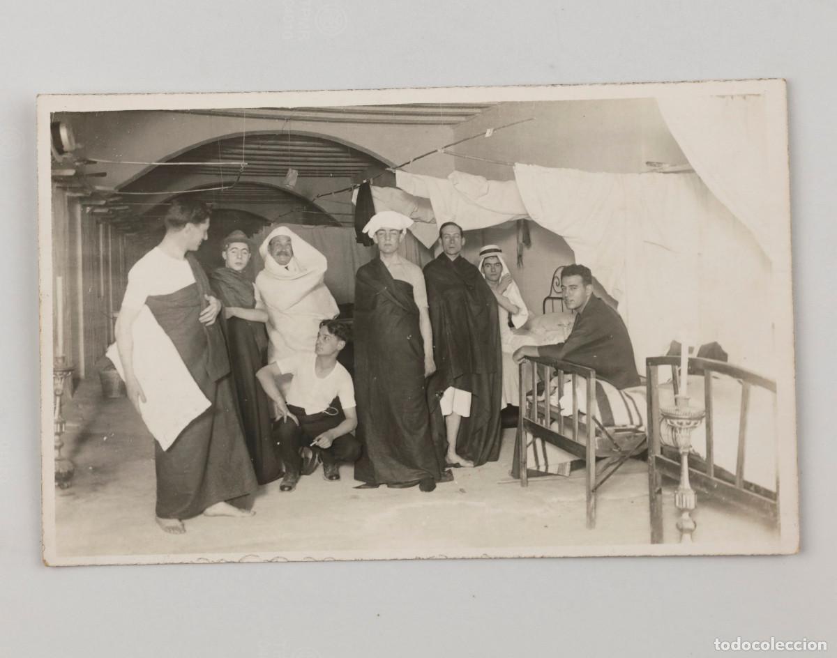 Fotograf&iacute;a antigua: Sant Andreu de Palomar. Retrato de grupo, foto: Lu&iacute;s batlle. 1920's.