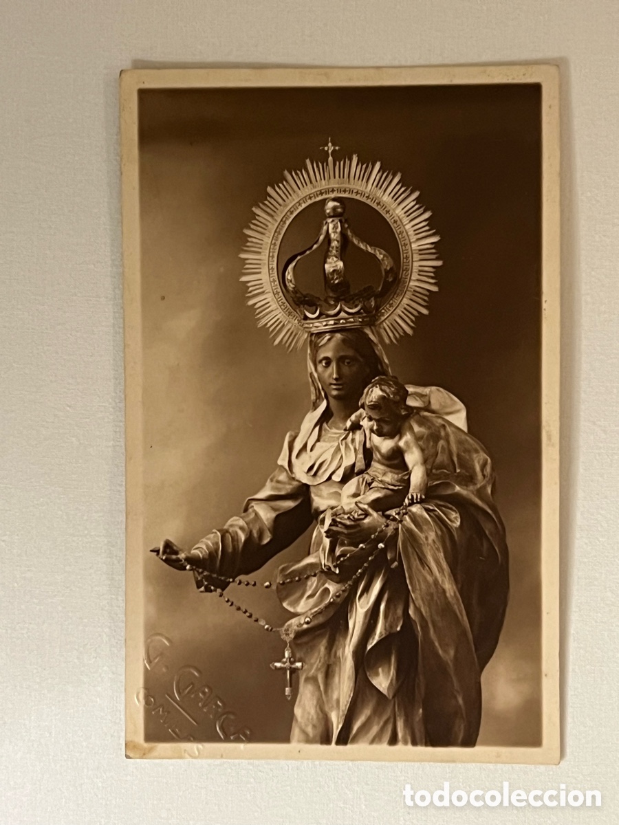 Fotograf&iacute;a antigua: COMILLAS Gregorio Garcia, fot&oacute;grafo.. Nuestra Se&ntilde;ora de la Virgen del Carmen.. (h.1920?)