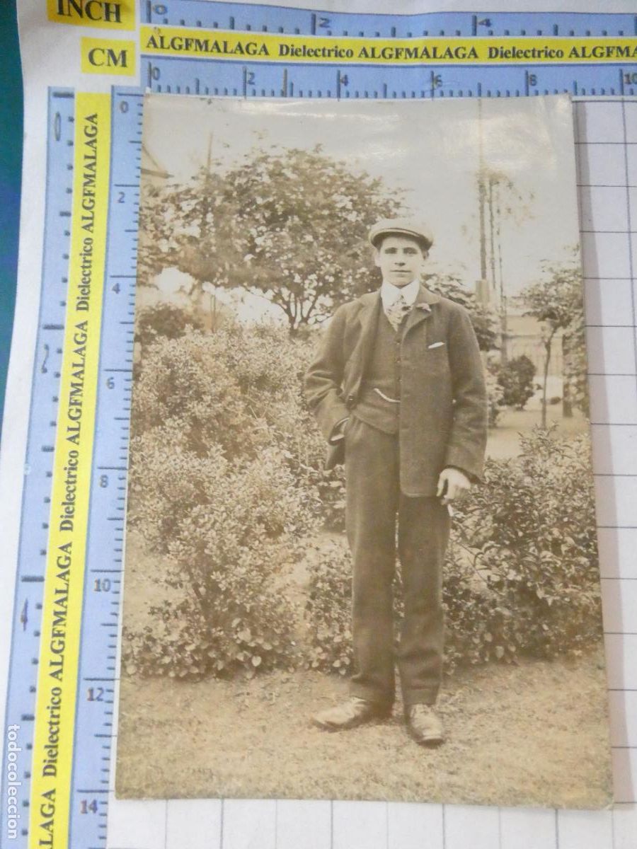 Fotograf&iacute;a antigua: FOTO FOTOGRAF&Iacute;A POSTAL. A&Ntilde;O 1905 APROX. ESCOCIA IRLANDA NORTE. HOMBRE JOVEN. 3733
