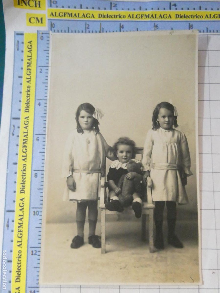 Fotograf&iacute;a antigua: FOTO FOTOGRAF&Iacute;A POSTAL. A&Ntilde;O 1905 APROX. ESCOCIA IRLANDA NORTE. NI&Ntilde;AS HERMANAS 3745