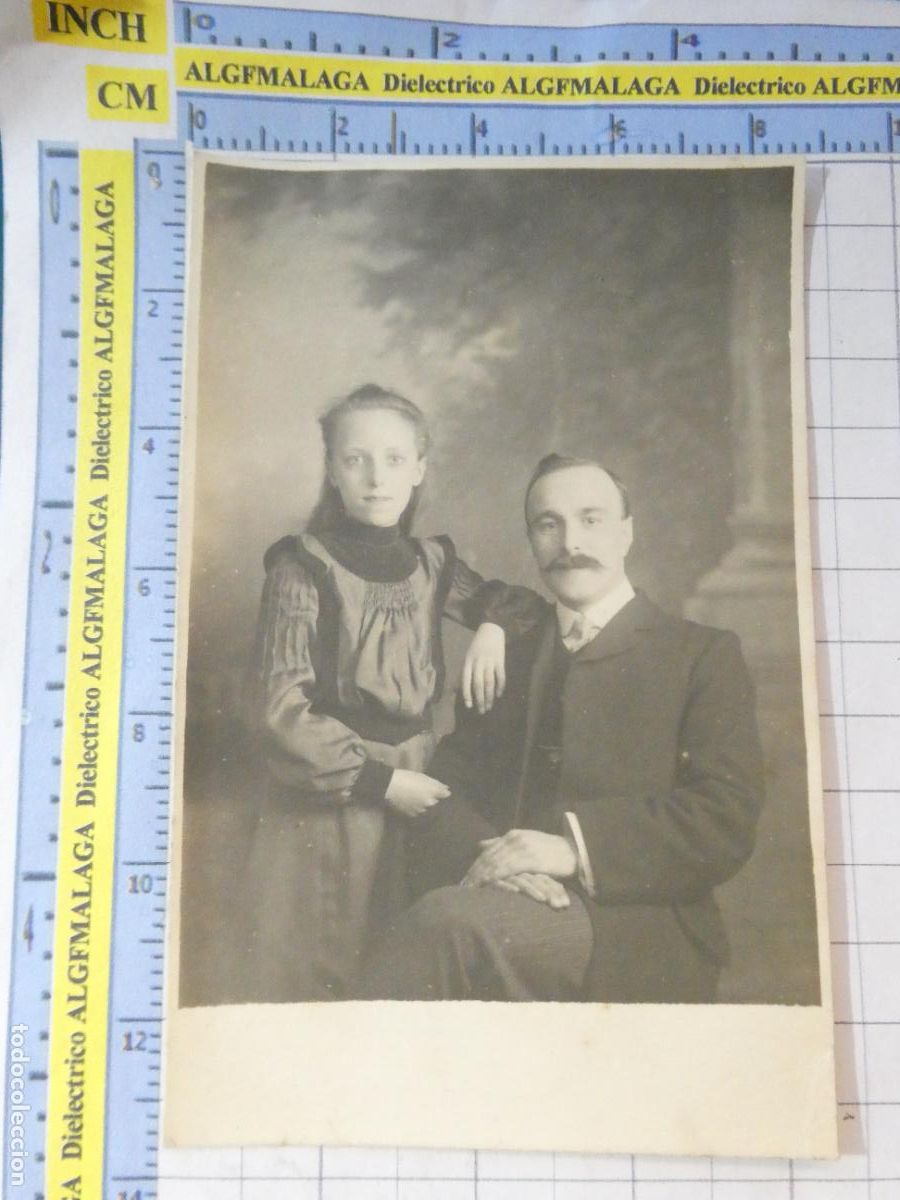 Fotograf&iacute;a antigua: FOTO FOTOGRAF&Iacute;A POSTAL. A&Ntilde;O 1905 APROX. ESCOCIA IRLANDA NORTE. PADRE HIJA 3746