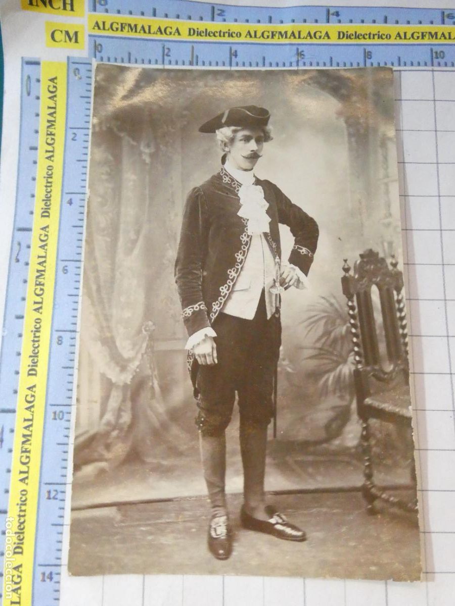 Fotograf&iacute;a antigua: FOTO FOTOGRAF&Iacute;A POSTAL. A&Ntilde;O 1905 APROX. ESCOCIA IRLANDA NORTE. TRAJE RECREACI&Oacute;N HIST&Oacute;RICA 3748