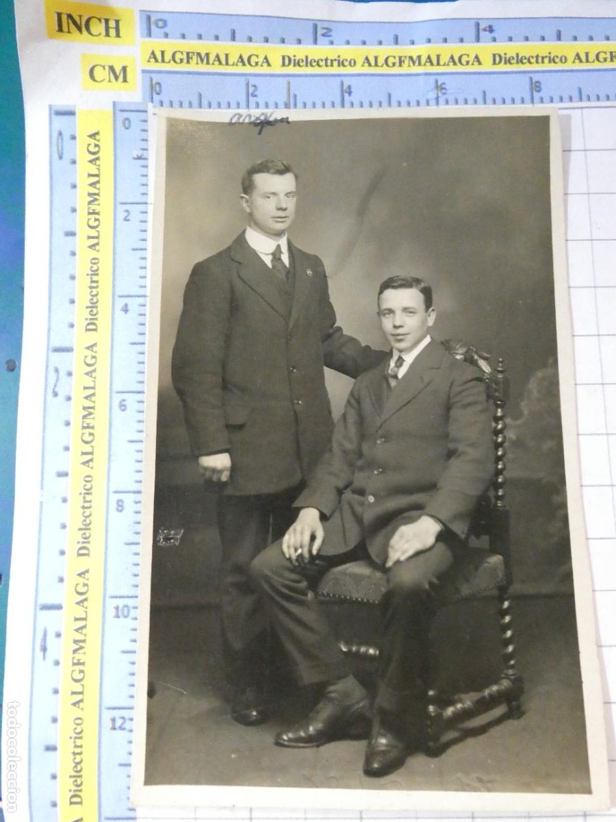 Fotograf&iacute;a antigua: FOTO FOTOGRAF&Iacute;A POSTAL. A&Ntilde;O 1905 APROX. ESCOCIA IRLANDA NORTE. PADRE HIJO 3750