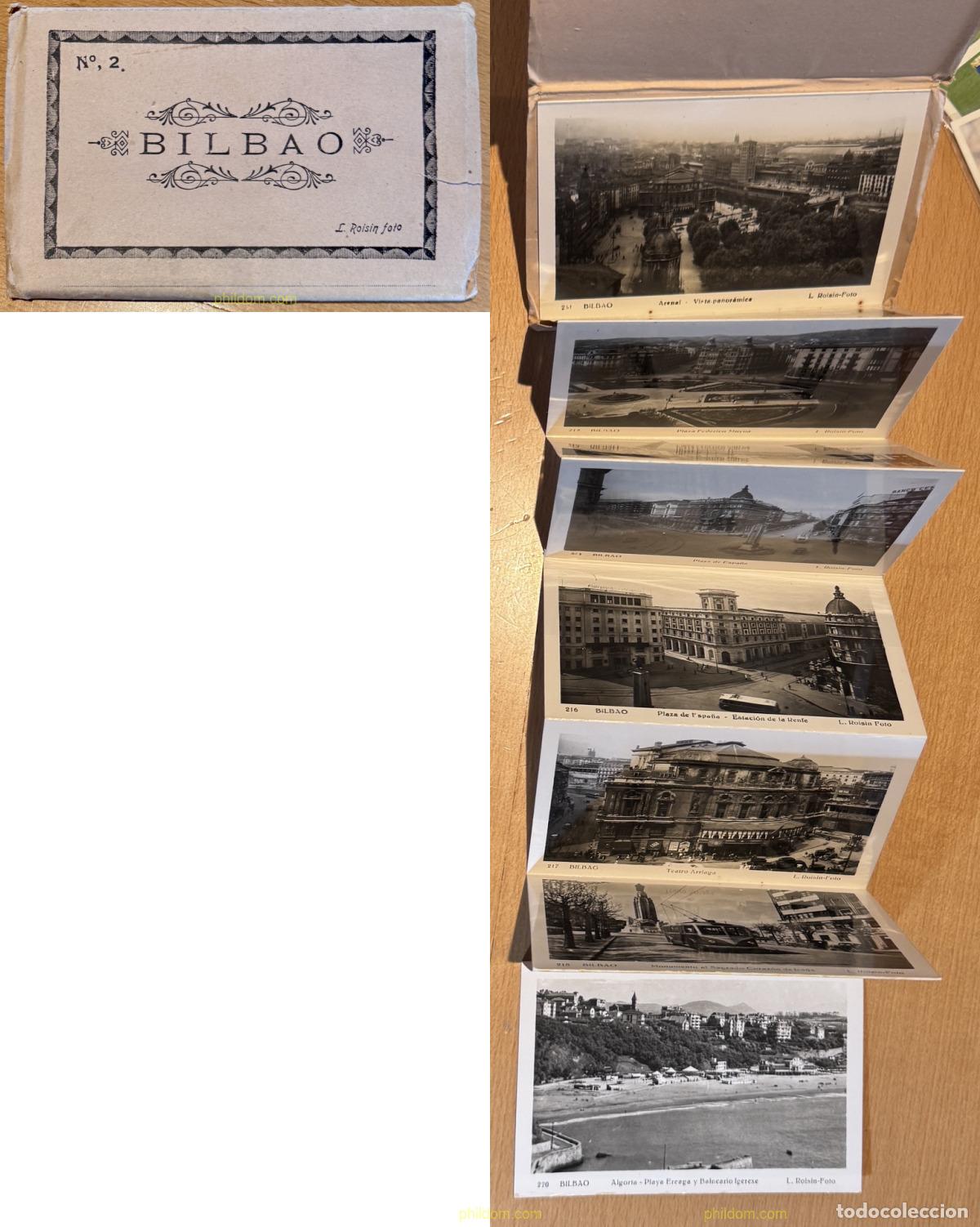 Fotograf&iacute;a antigua: 10 POSTALES BILBAO. N&ordm; 2 L.ROISIN FOTO