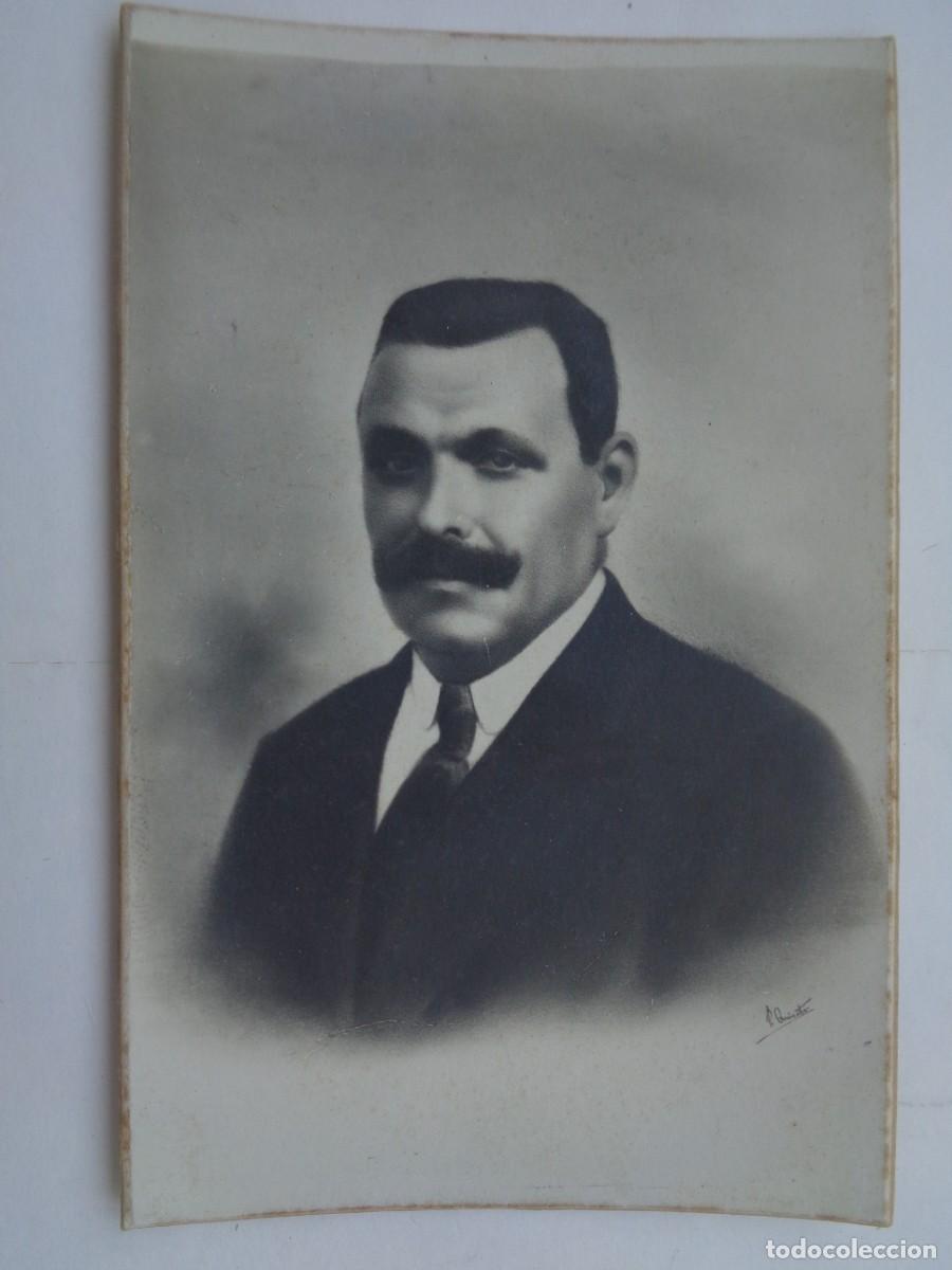 Fotografia antica: FOTO DE ESTUDIO DE SE&Ntilde;OR CON GRANDES BIGOTES, PRINCIPIOS DE SIGLO