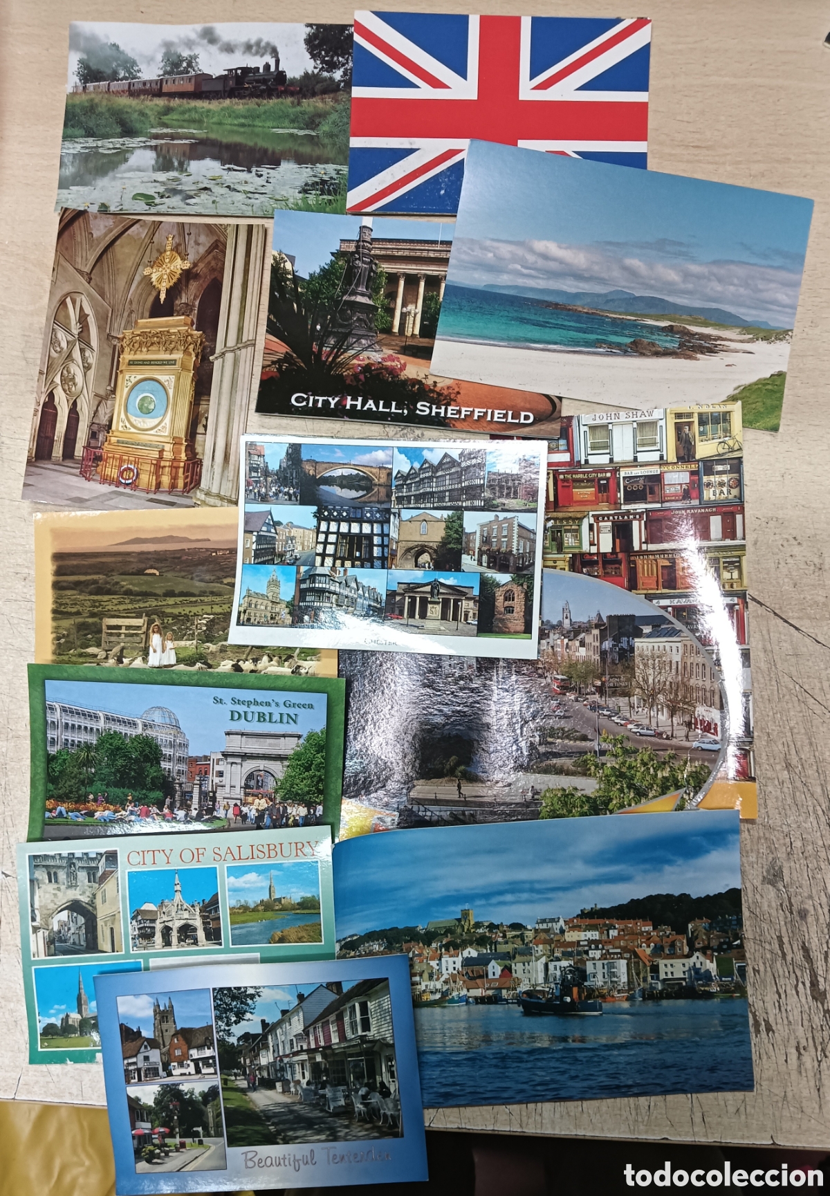 Fotograf&iacute;a antigua: Lote de Postales Vintage - Reino Unido