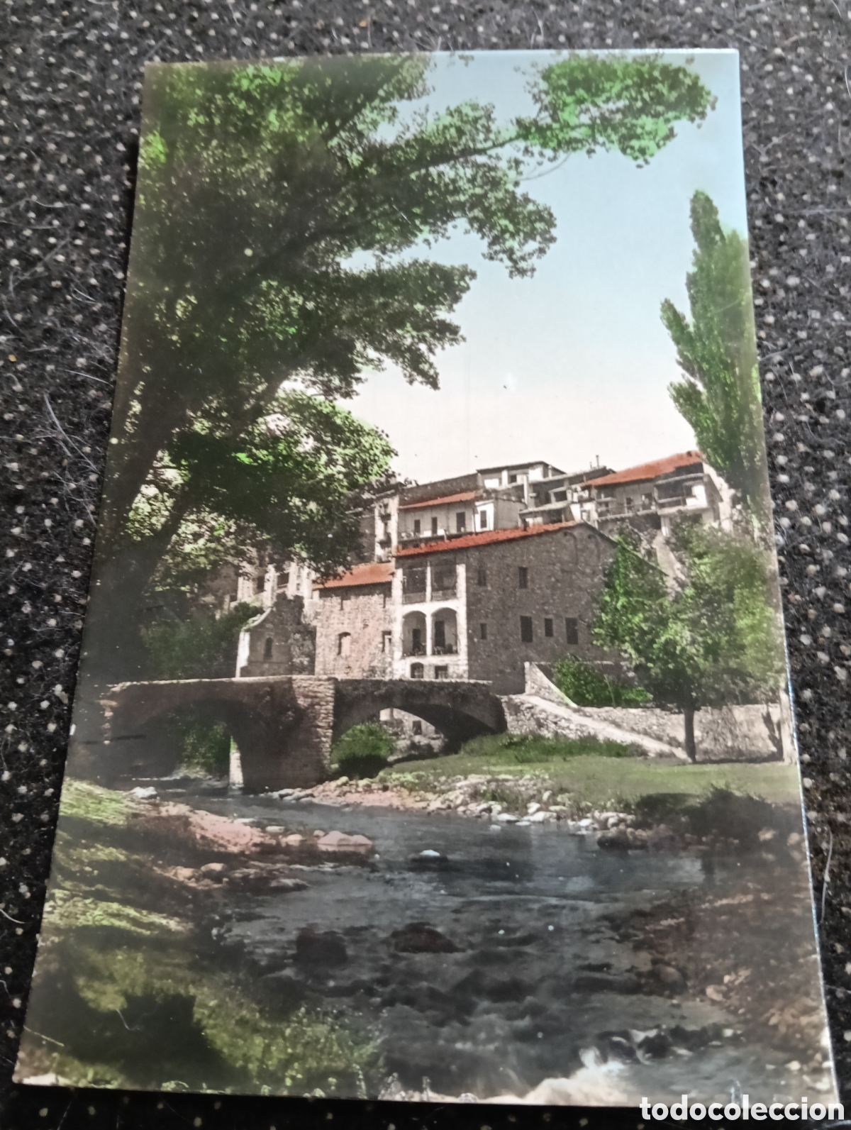 Fotograf&iacute;a antigua: Postal a&ntilde;os 40-50 de Baga n&deg; 12 Pont de la Vila, ed. Rosell, Barcelona
