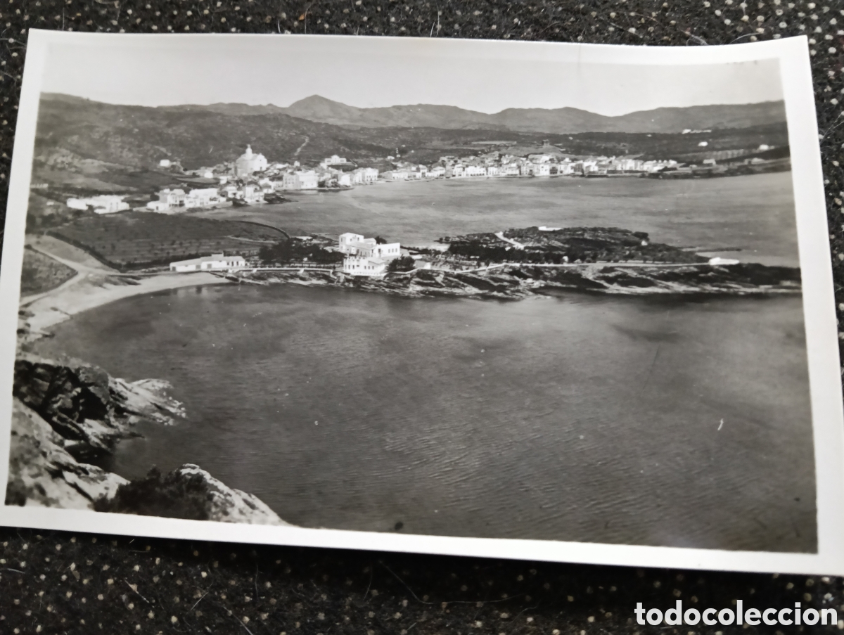 Fotograf&iacute;a antigua: Postal fotograf&iacute;ca de Cadaqu&eacute;s Perla de la Costa Brava n&deg; 1