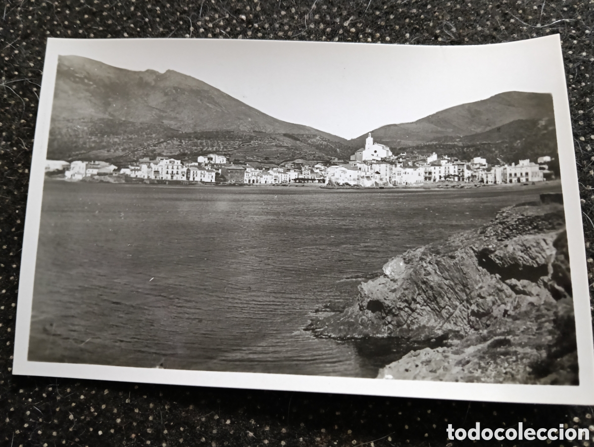 Fotograf&iacute;a antigua: Postal fotograf&iacute;ca de Cadaqu&eacute;s Perla de la Costa Brava n&deg; 5