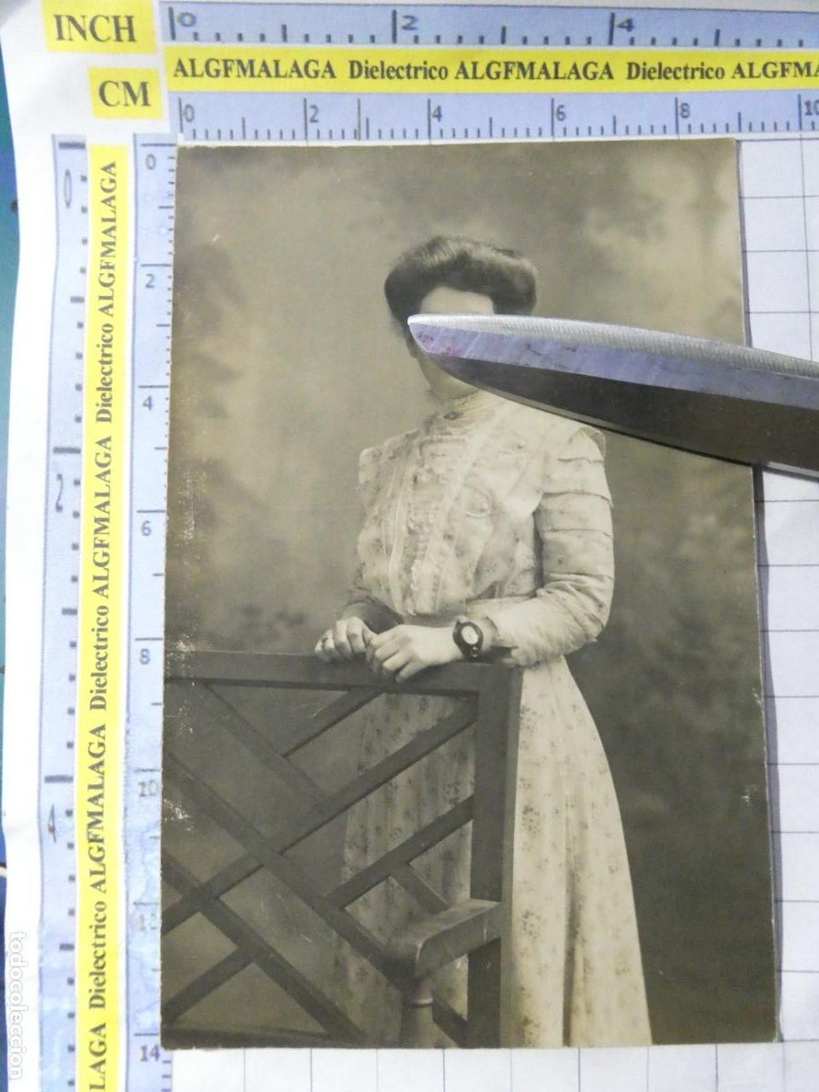 Fotograf&iacute;a antigua: FOTO FOTOGRAF&Iacute;A POSTAL. A&Ntilde;O 1905 APROX. ESCOCIA IRLANDA NORTE. MUJER DAMA. 2859