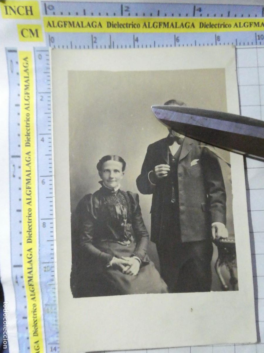 Fotograf&iacute;a antigua: FOTO FOTOGRAF&Iacute;A POSTAL. A&Ntilde;O 1905 APROX. ESCOCIA IRLANDA NORTE. MATRIMONIO MUJER HOMBRE. 2861