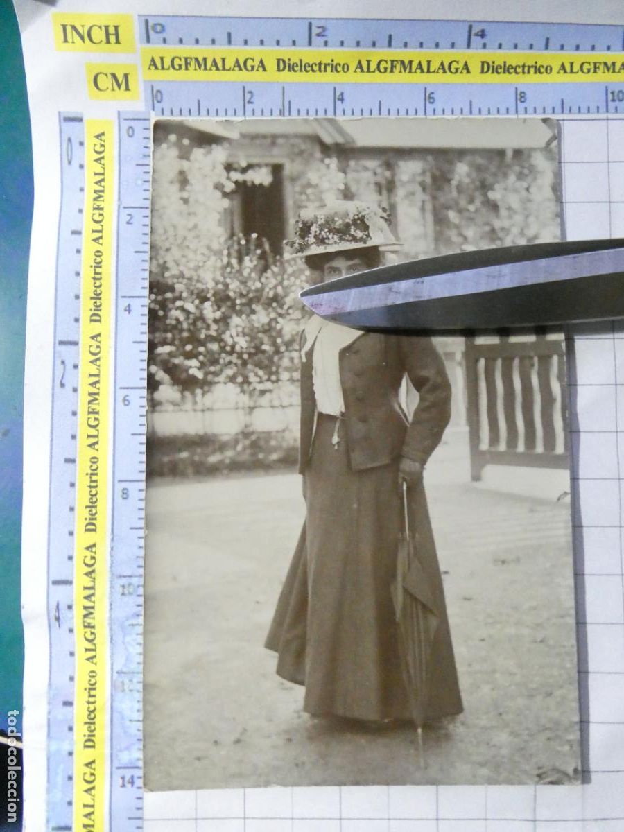 Fotograf&iacute;a antigua: FOTO FOTOGRAF&Iacute;A POSTAL. A&Ntilde;O 1905 APROX. ESCOCIA IRLANDA NORTE. MUJER DAMA . 2874