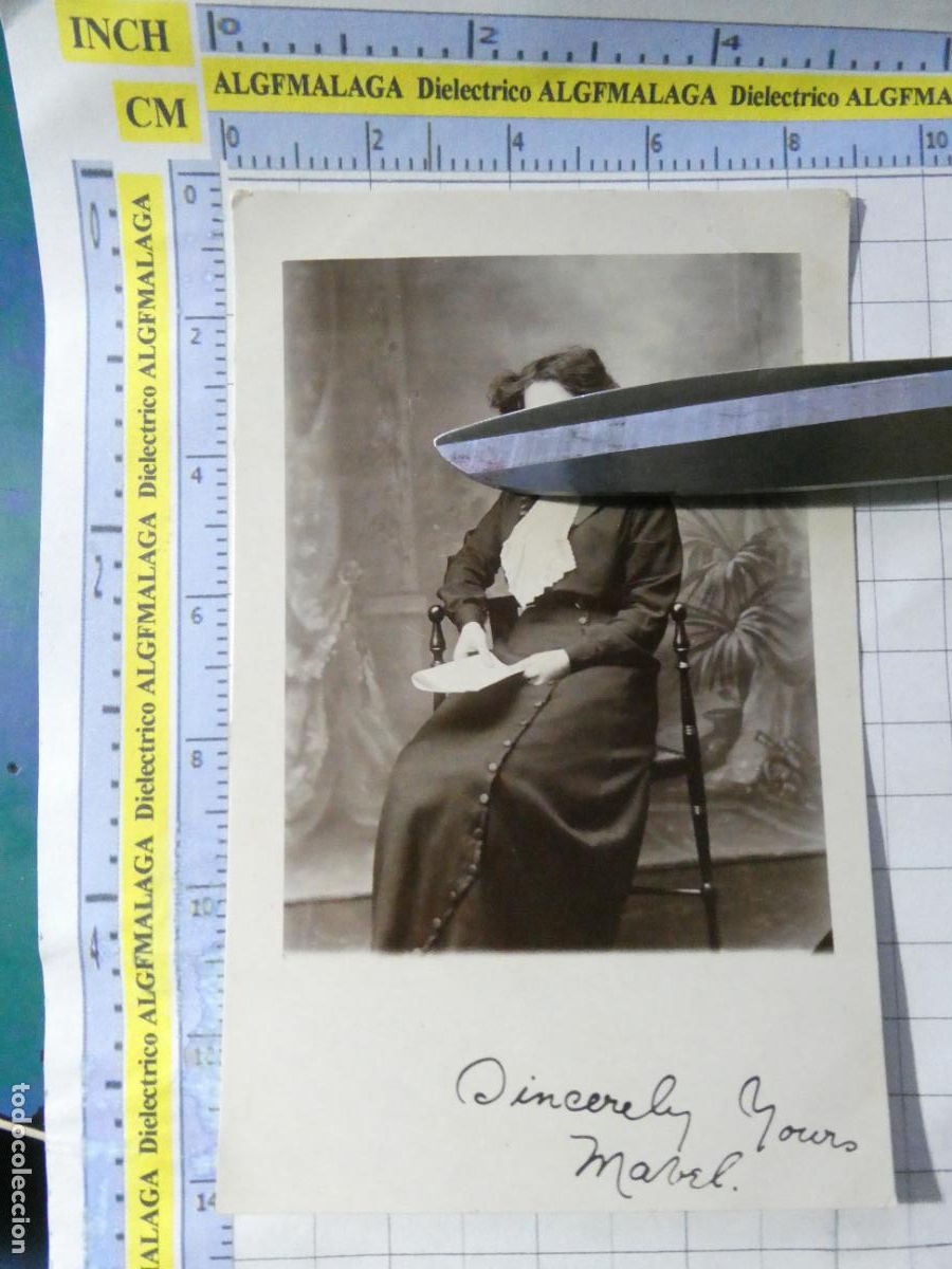 Fotograf&iacute;a antigua: FOTO FOTOGRAF&Iacute;A POSTAL. A&Ntilde;O 1905 APROX. ESCOCIA IRLANDA NORTE. MUJER DAMA 2877