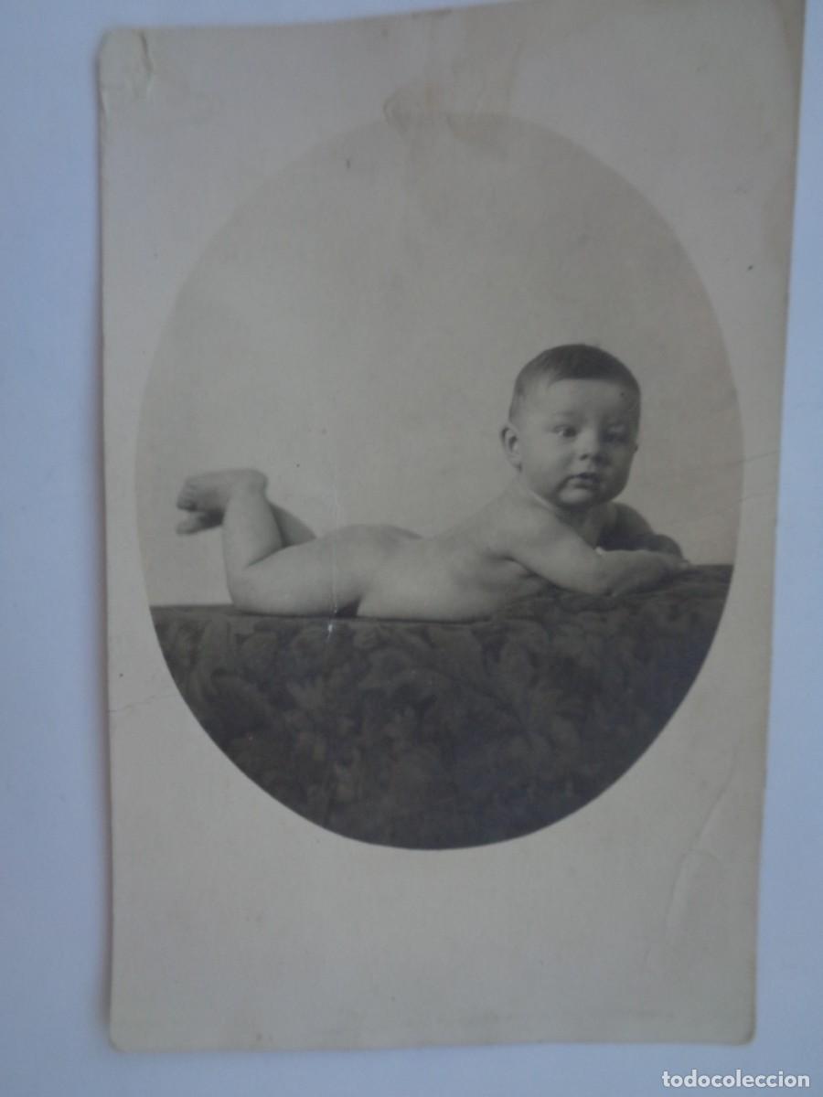 Fotograf&iacute;a antigua: PRECIOSA FOTO DE ESTUDIO DE BEBE TAL SE VE , 1922