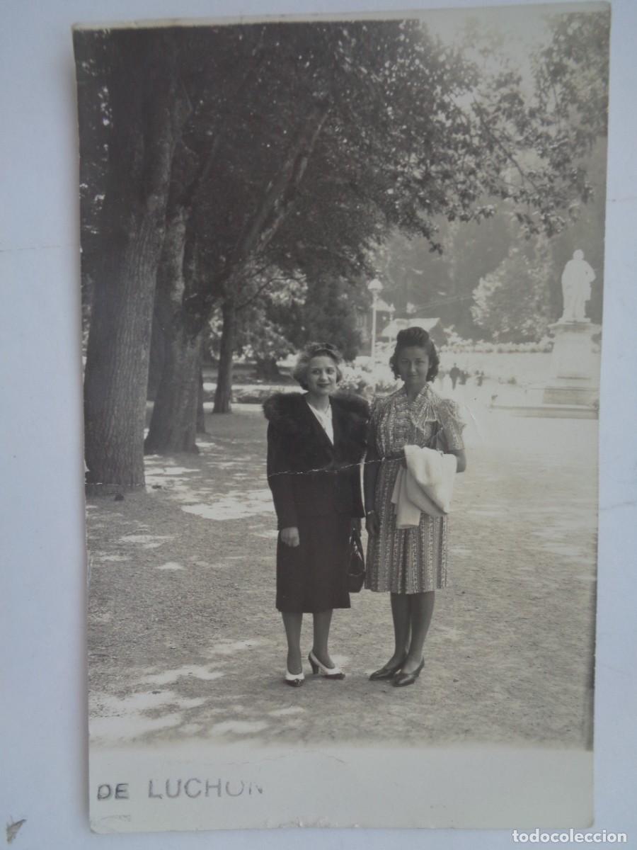Fotografia antiga: MINUTERO DE FOTOGRAFO CALLEJERO DE MUJERES EN LUCHON