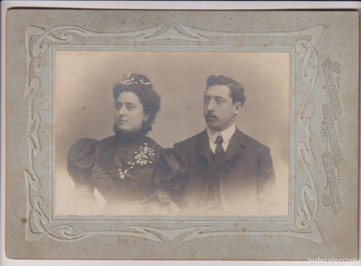 Fotograf&iacute;a antigua: Fotograf&iacute;a (10x14) Fot. Marine-Barcelona. Principios Siglo XX