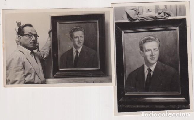 Fotograf&iacute;a antigua: LOte de Fotograf&iacute;as (10x7 cm.) El Autor y su obra. Foto. Arroyo. Hospitalet