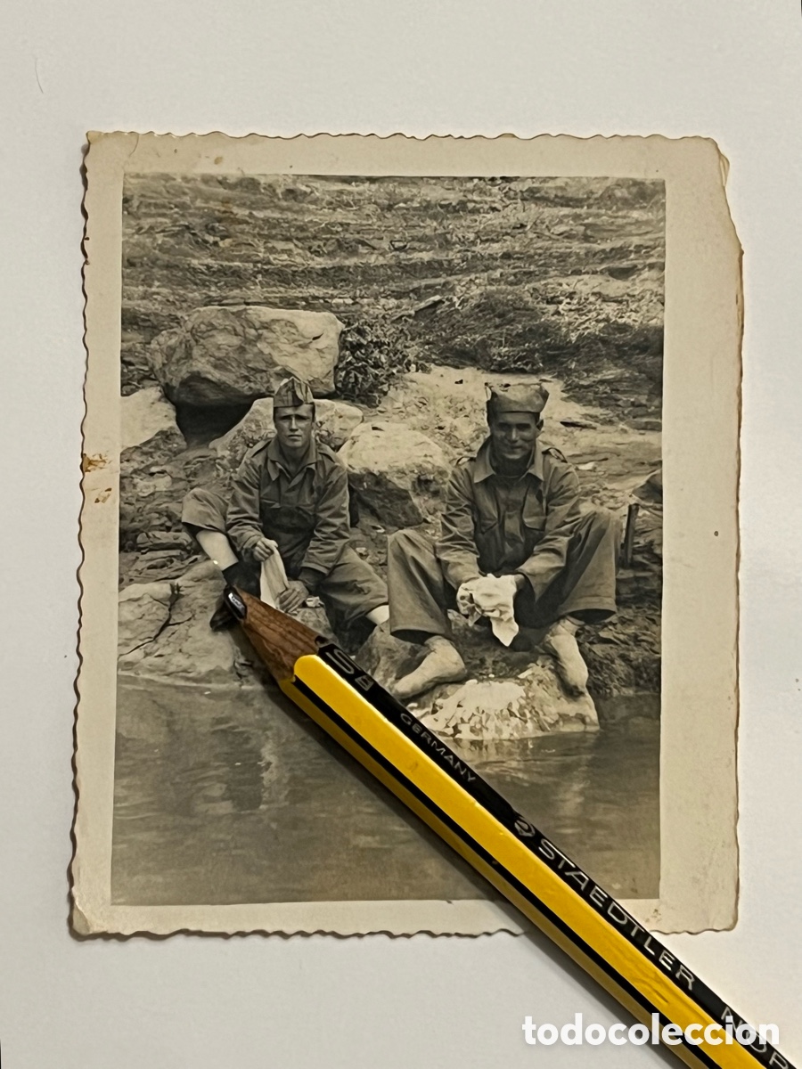 Fotograf&iacute;a antigua: TETU&Aacute;N. Recuerdos de un Soldado del Puerto Sagunto (a.1952) Foto Estudio Jim&eacute;nez