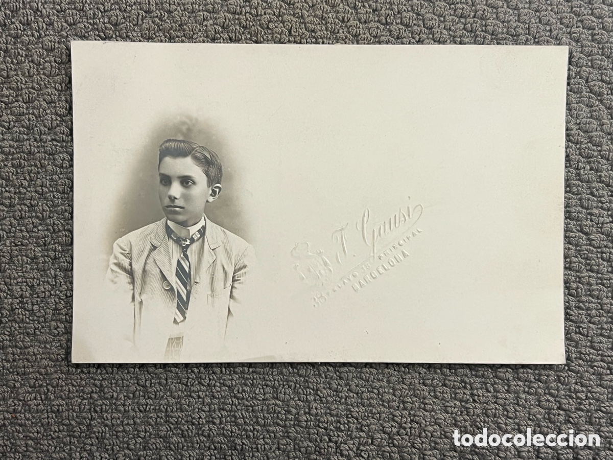 Fotograf&iacute;a antigua: BARCELONA.. J. Alonso, fot&oacute;grafo.. Fotograf&iacute;a Joaqu&iacute;n Soler y Roca..?? (h.1920?)