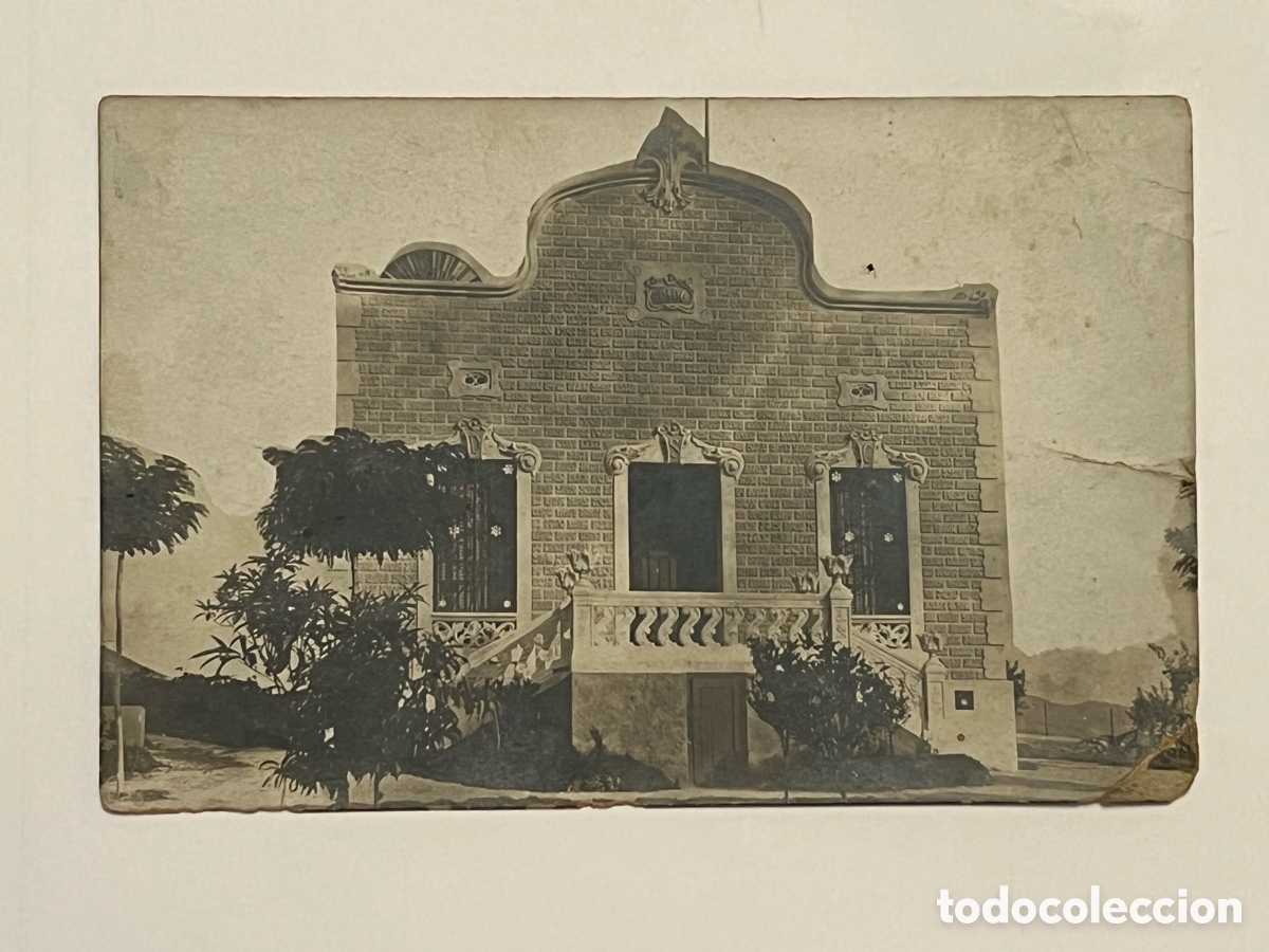 Fotograf&iacute;a antigua: ARQUITECTURA MODERNISTA CATALANA.. Fotograf&iacute;a Casa..? Lugar por identificar (h.1910?)