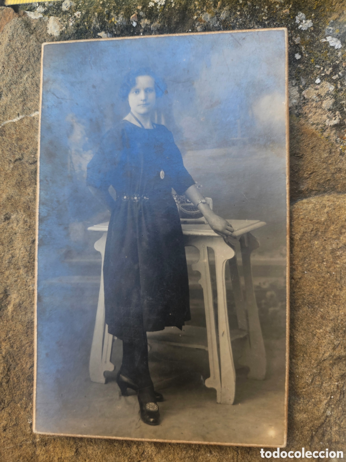 Fotograf&iacute;a antigua: Fotograf&iacute;a Vintage Antigua / Tarjeta Postal - Retrato de Mujer (Fot&oacute;grafo Bosch - Granollers) - 1920
