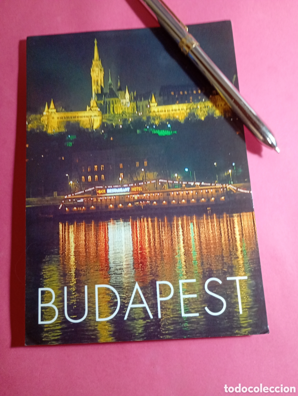 Fotograf&iacute;a antigua: BUDAPEST BY NIGTH BUDAPEST DE NOCHE 1996 COLOR CIRCULADA VIA A&Eacute;RESA GEAN TAMA&Ntilde;O