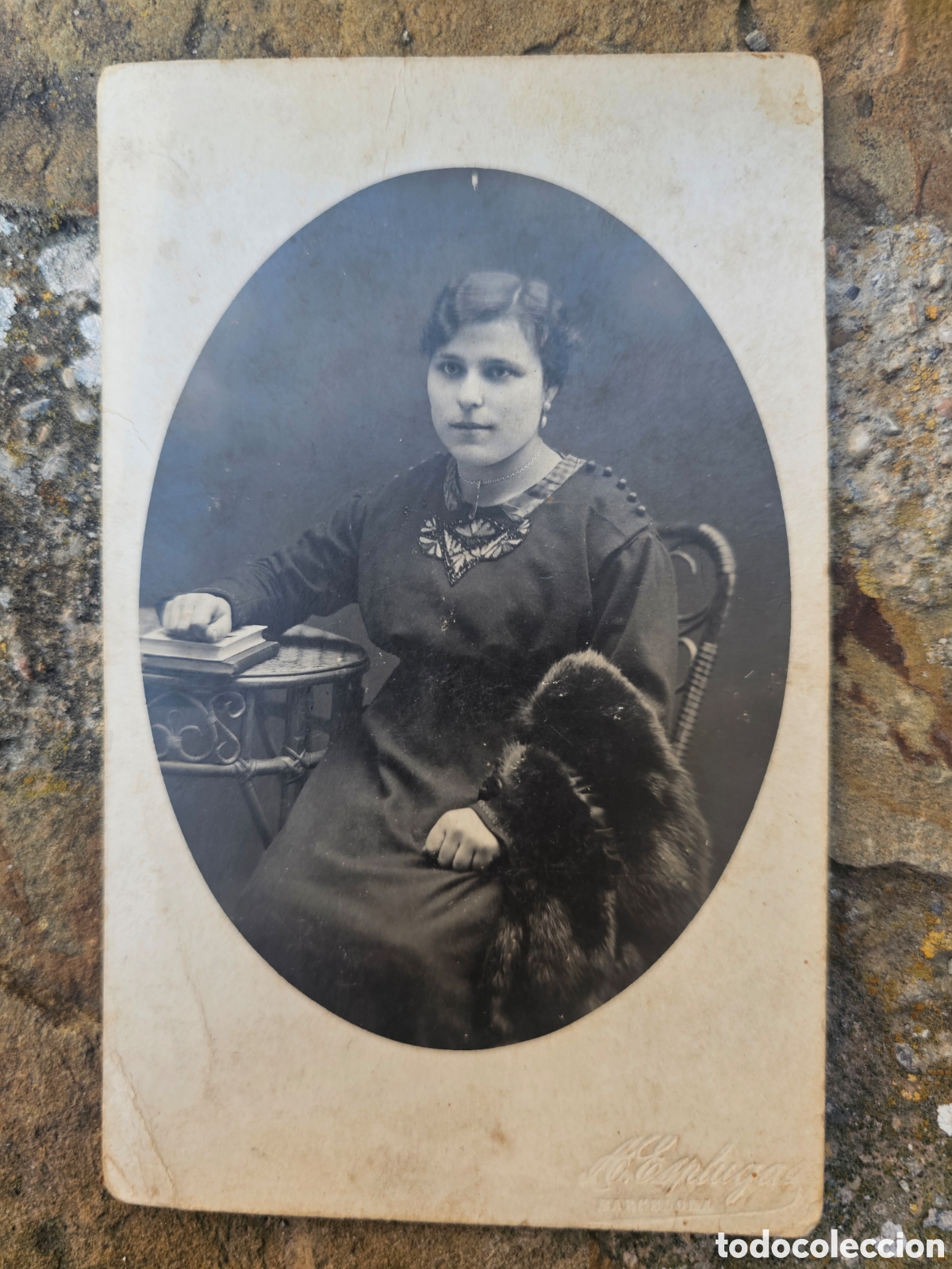 Fotograf&iacute;a antigua: Retrato Fotogr&aacute;fico Antiguo - Tarjeta Postal / Carte Postale - Fot&oacute;grafo A. Esplugas (Barcelona) - C