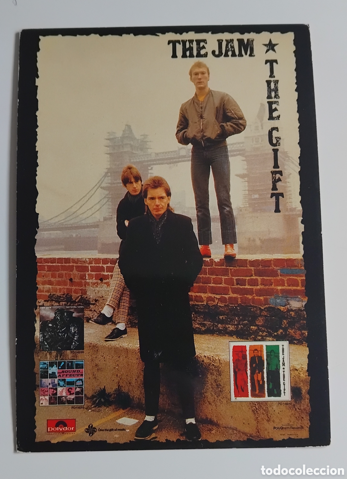 Fotograf&iacute;a antigua: The Jam, Paul Weller, the gift POSTAL