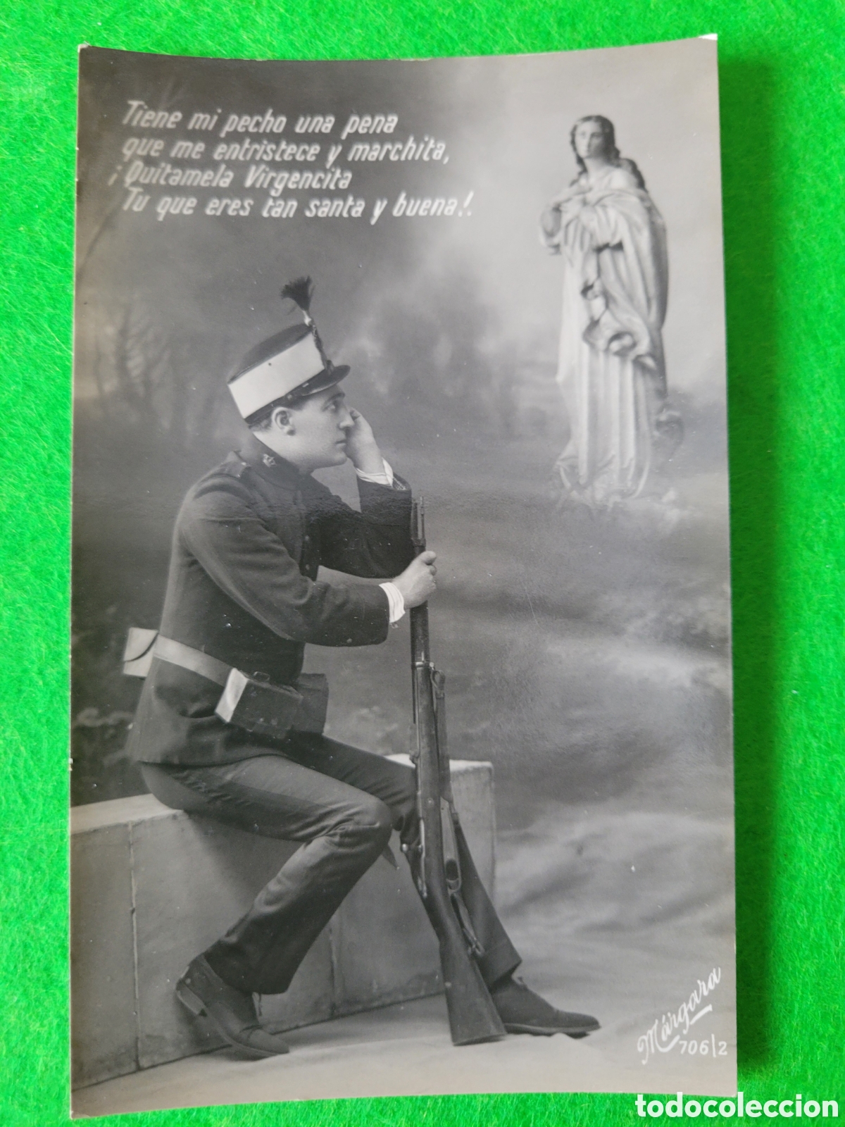 Fotografia antica: ANTIGUA POSTAL GUARDIA REAL