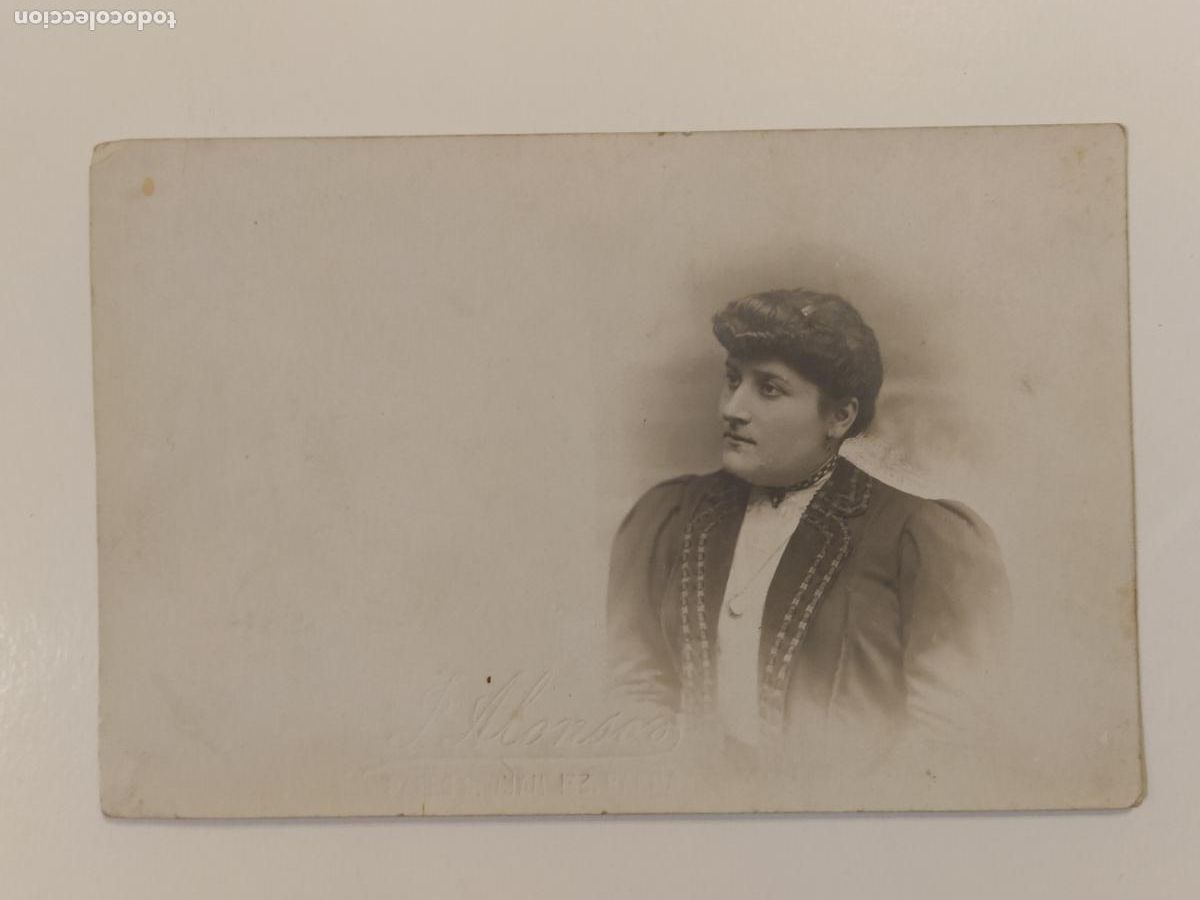 Fotografia antiga: PAQUITA FRAUSE - FOTOGRAFICA - SELLO EN SECO ALONSO , BARCELONA - POSTAL ANTIGUA -(116.505)