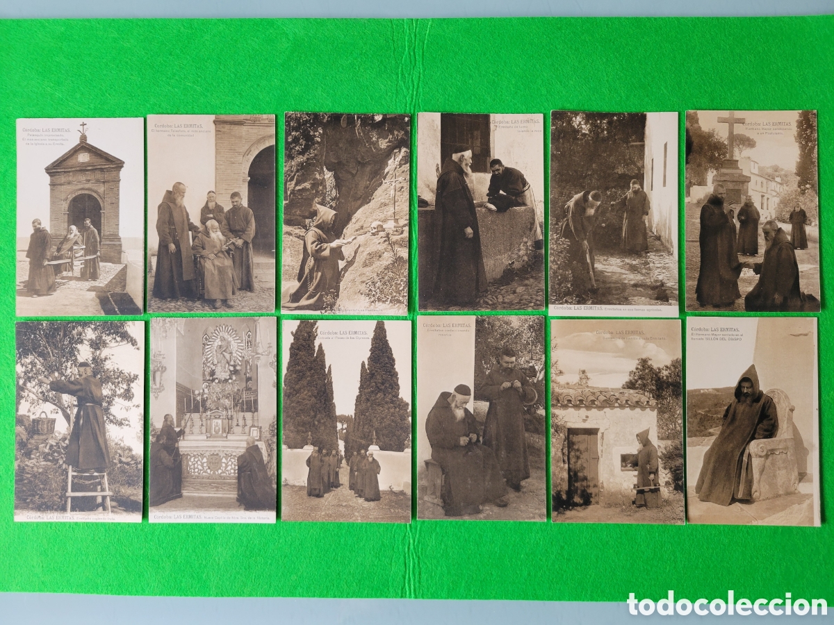 Fotograf&iacute;a antigua: LOTE 12 ANTIGUAS POSTALES ERMITA&Ntilde;OS CORDOBA
