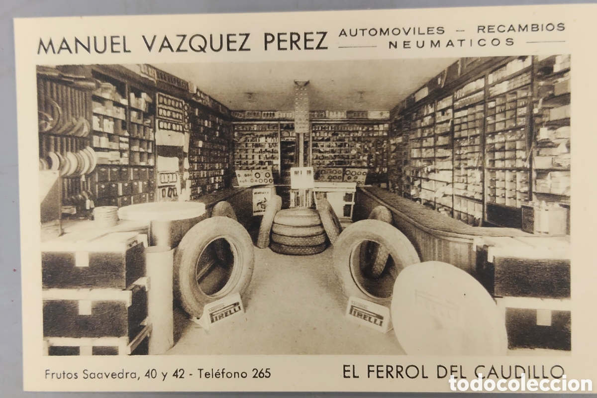 Fotograf&iacute;a antigua: Targeta postal El Ferrol del Caudillo