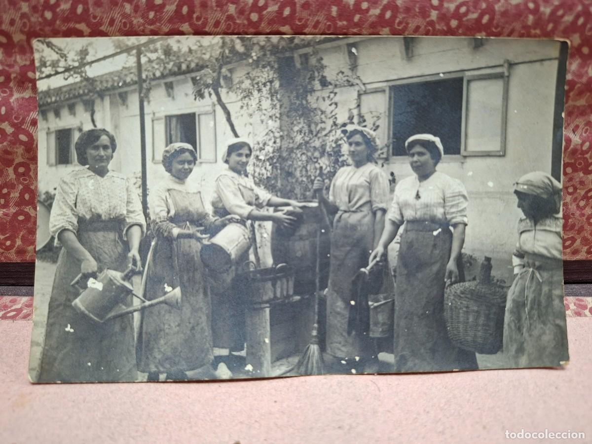 Fotograf&iacute;a antigua: ANTIGUA FOTOGRAFIA MUJERES TRABAJADORAS OFICIOS