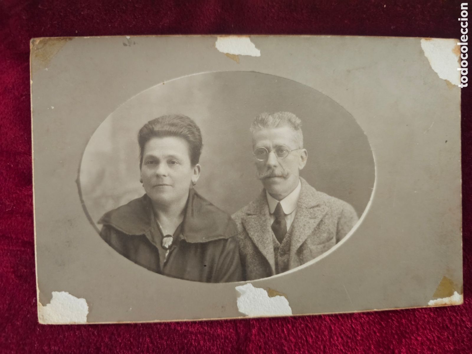 Fotograf&iacute;a antigua: Fotograf&iacute;a antigua de &eacute;poca 1923 &ndash; Estudio Fotograf&iacute;a Royal (Ronda San Pablo, Barcelona) &ndash; Portrait