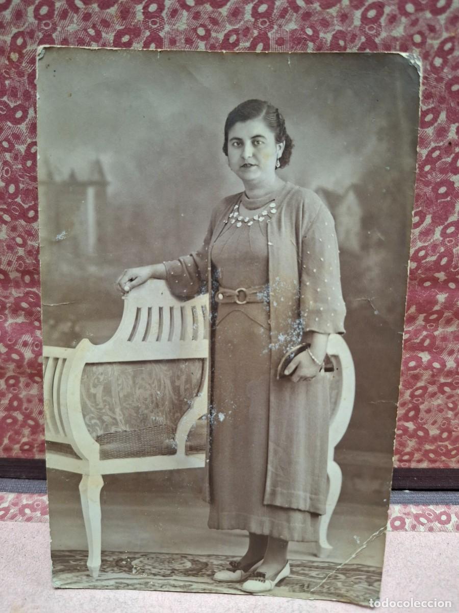 Fotograf&iacute;a antigua: ANTIGUA FOTOGRAFIA RETRATO SELLO MATEO MURCIA