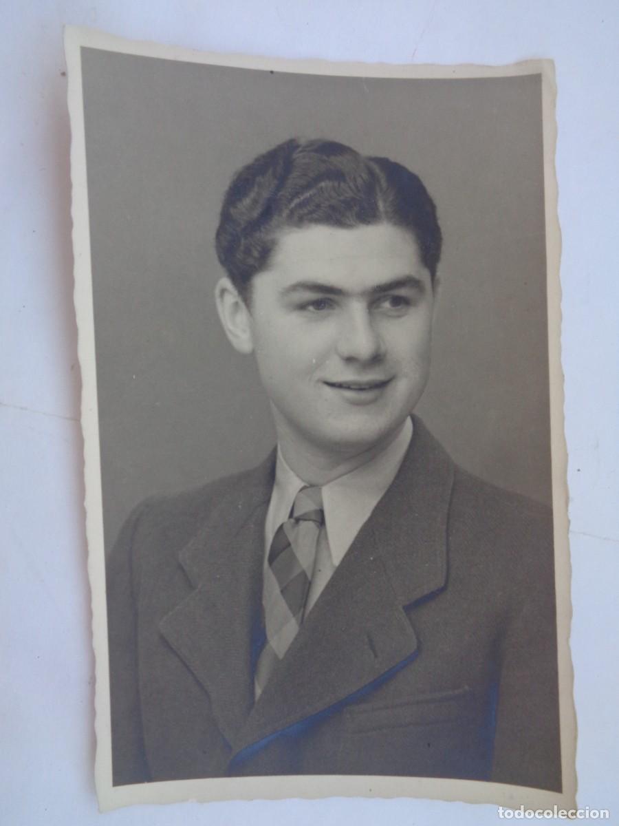 Fotograf&iacute;a antigua: BONITA FOTO DE ESTUDIO DE JOVEN , A&Ntilde;OS 40